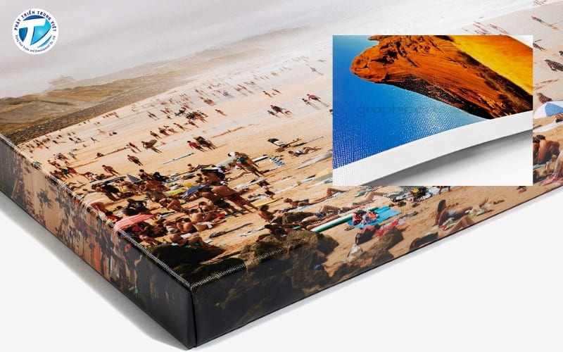 Canvas mặt bóng glossy